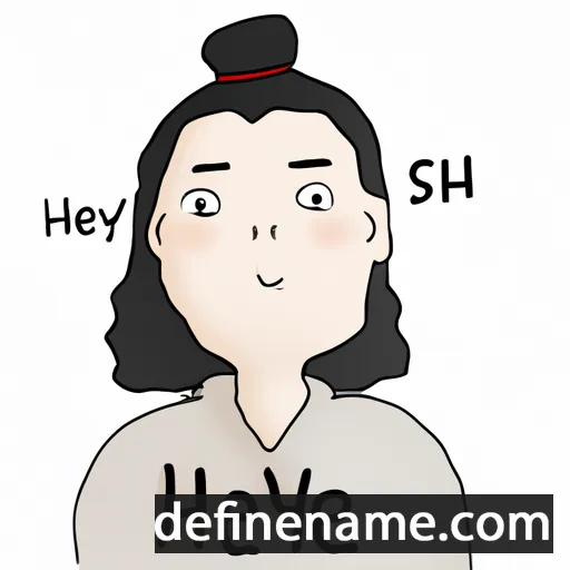 cartoon of the name Hye-gyeong