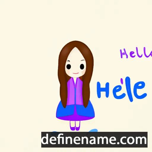 cartoon of the name Hye-joo