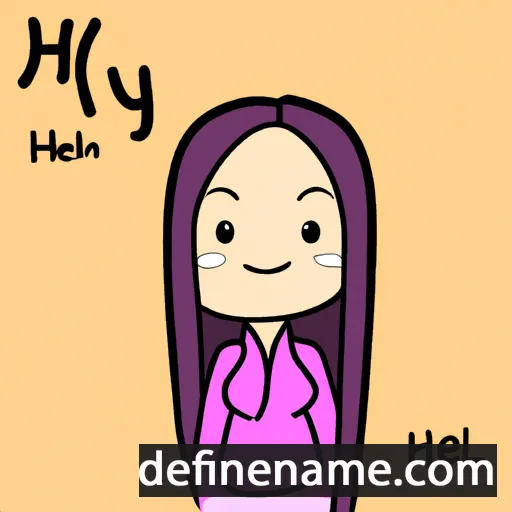 Hye-lin cartoon