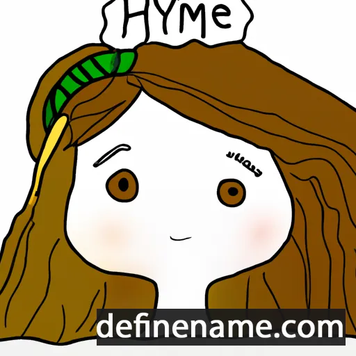 cartoon of the name Hye-mi