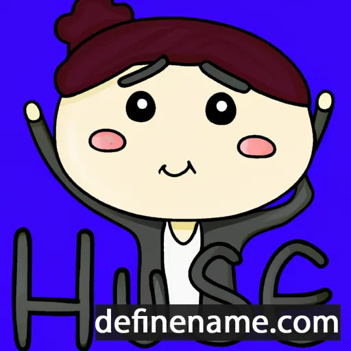 cartoon of the name Hye-su