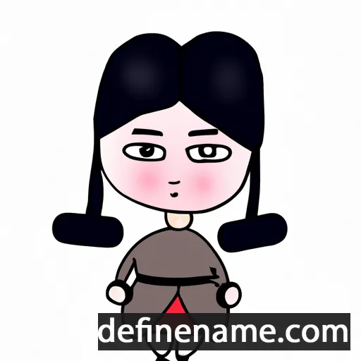 cartoon of the name Hye-yeon