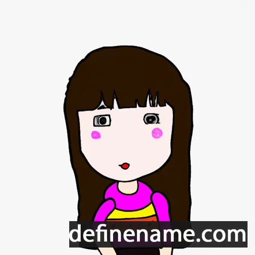 cartoon of the name Hye-yun