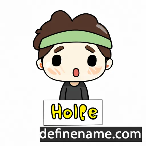 Hyeol cartoon