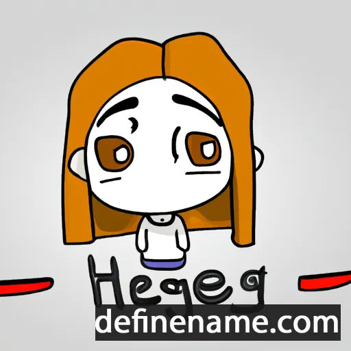 cartoon of the name Hyeryeong