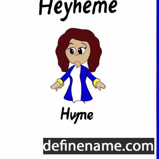 Hyménée cartoon