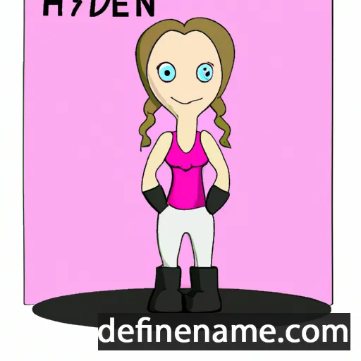 cartoon of the name Hynden