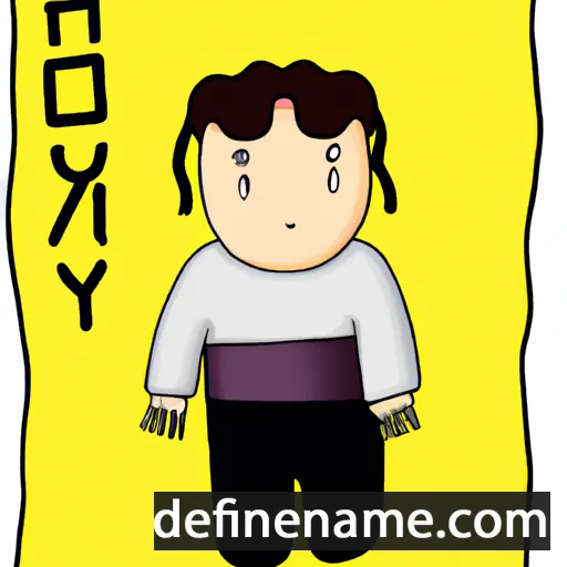 cartoon of the name Hyo-jeong