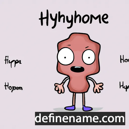 cartoon of the name Hypomone