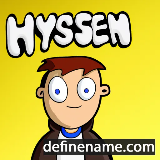 cartoon of the name Hysen