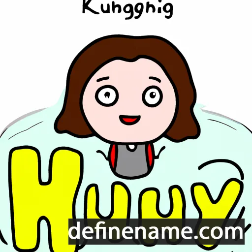 cartoon of the name Hyun-kyung