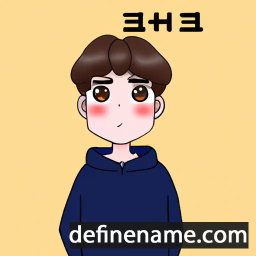 cartoon of the name Hyunseob