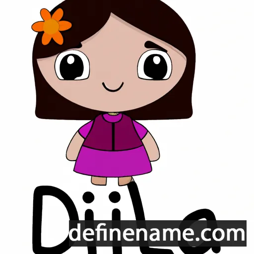 cartoon of the name Idália