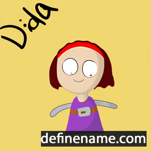 cartoon of the name Idà