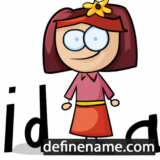 cartoon of the name Ida