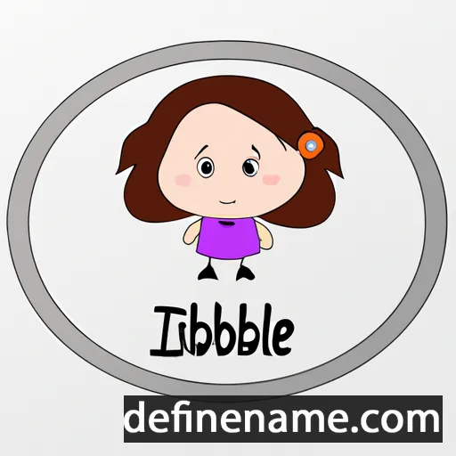 cartoon of the name Idabelle