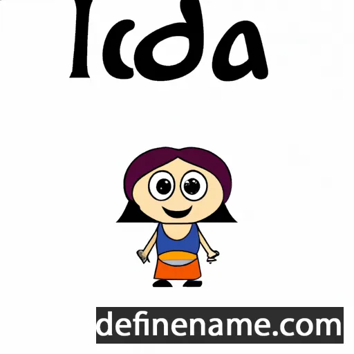 cartoon of the name Idaia