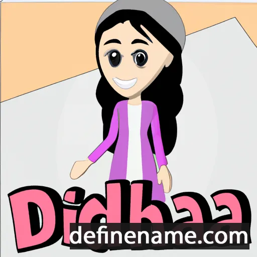 cartoon of the name Idalah