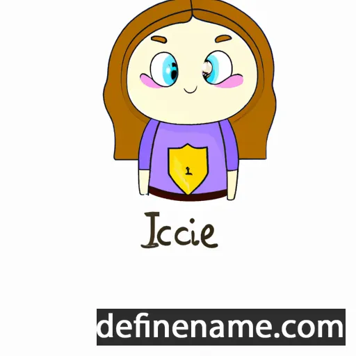 cartoon of the name Idalice