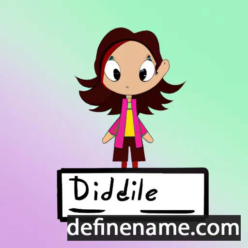 cartoon of the name Idaline