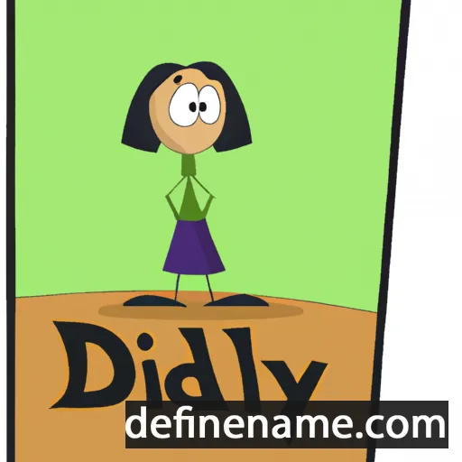 cartoon of the name Idally