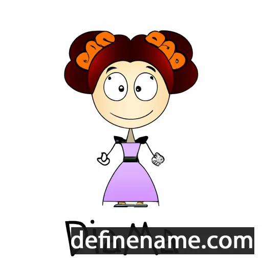 cartoon of the name Idalma