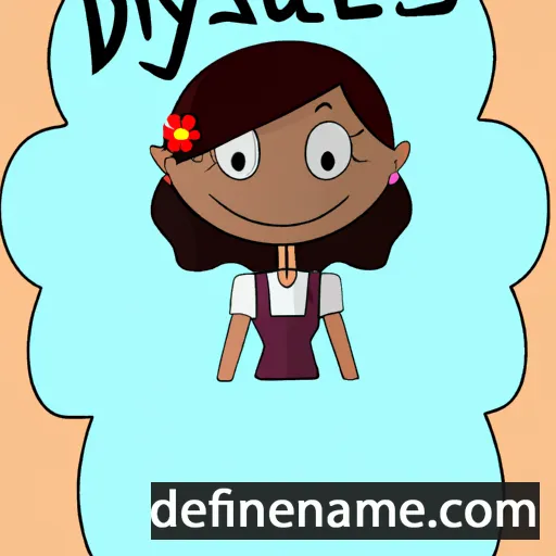 cartoon of the name Idalys