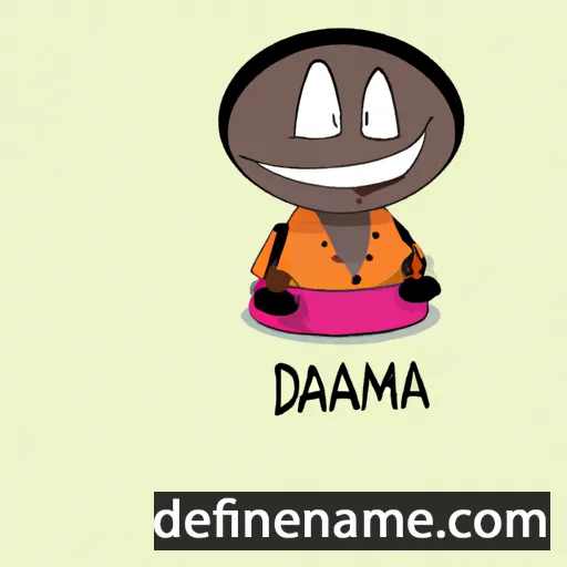 cartoon of the name Idamaja