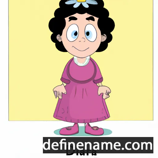 cartoon of the name Idamaria