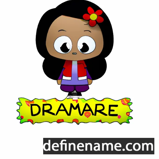 cartoon of the name Idamarie