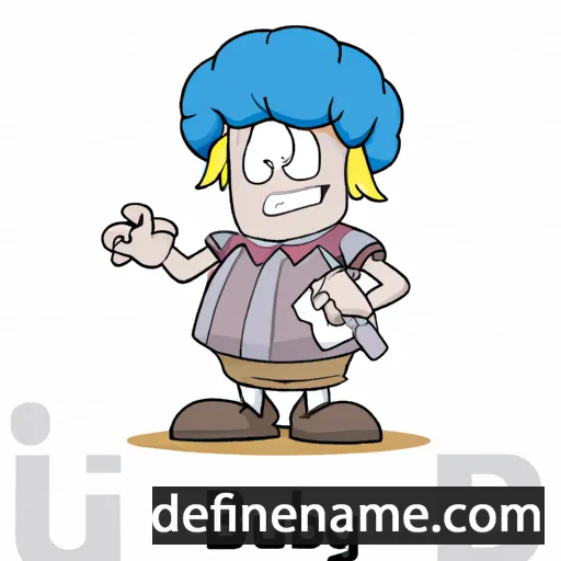 cartoon of the name Idburg