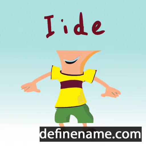 cartoon of the name Idde