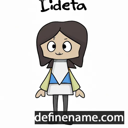 Ideleta cartoon