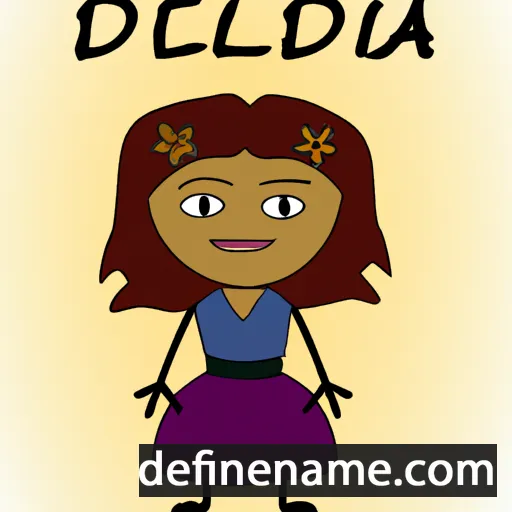 cartoon of the name Idelia