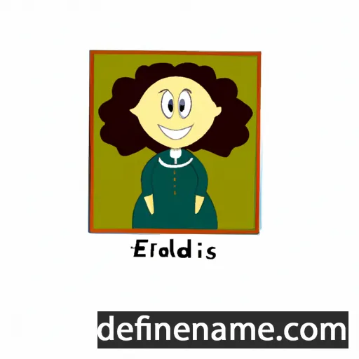 cartoon of the name Idelindis