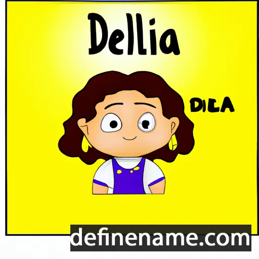 cartoon of the name Idelma