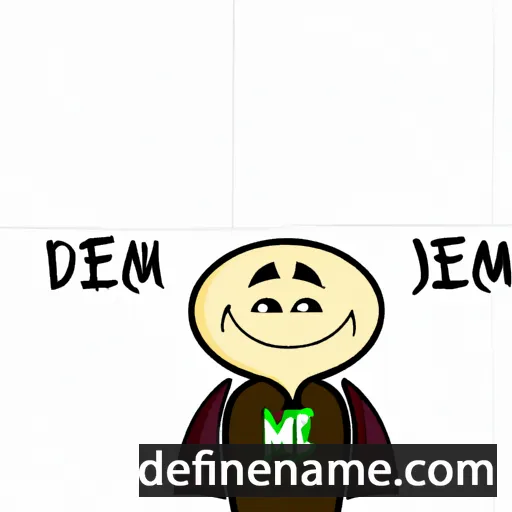 cartoon of the name Idem