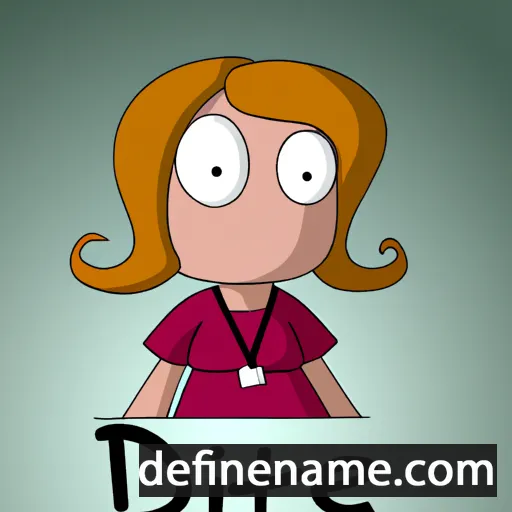 cartoon of the name Idette