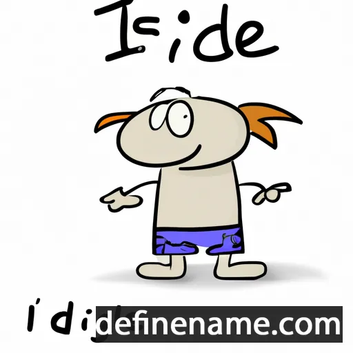 cartoon of the name Idgie