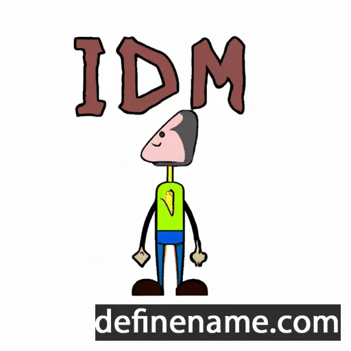 cartoon of the name Idim