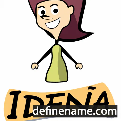 Idina cartoon