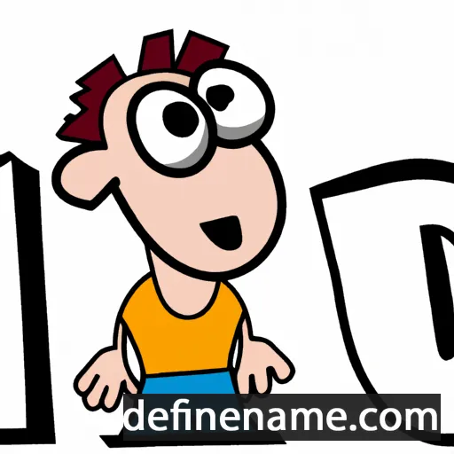 cartoon of the name Ido