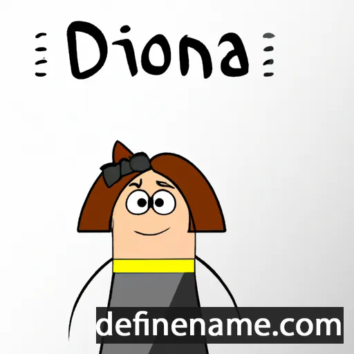 cartoon of the name Idona