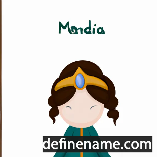 cartoon of the name Idonia