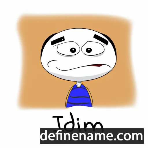 cartoon of the name Idrimi