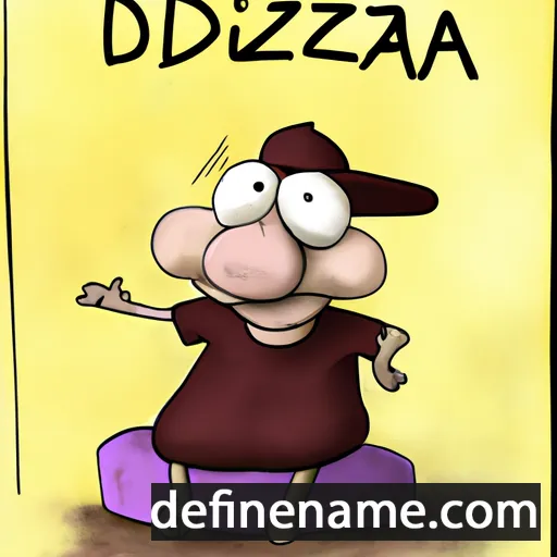 cartoon of the name Idzisława