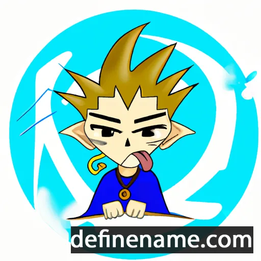 cartoon of the name Idzuki