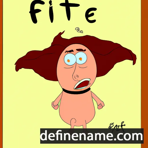 cartoon of the name Iefte