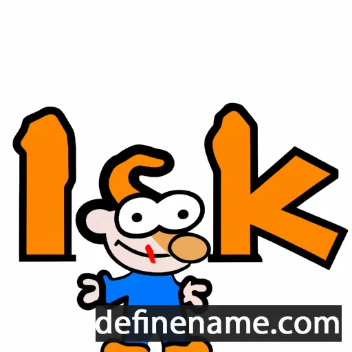 cartoon of the name Iek