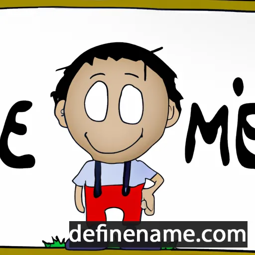 cartoon of the name Iemouel